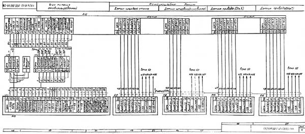Схема електрична токарно-револьверного верстата 1325Ф30 Схема електрична токарно-револьверного верстата 1325Ф30